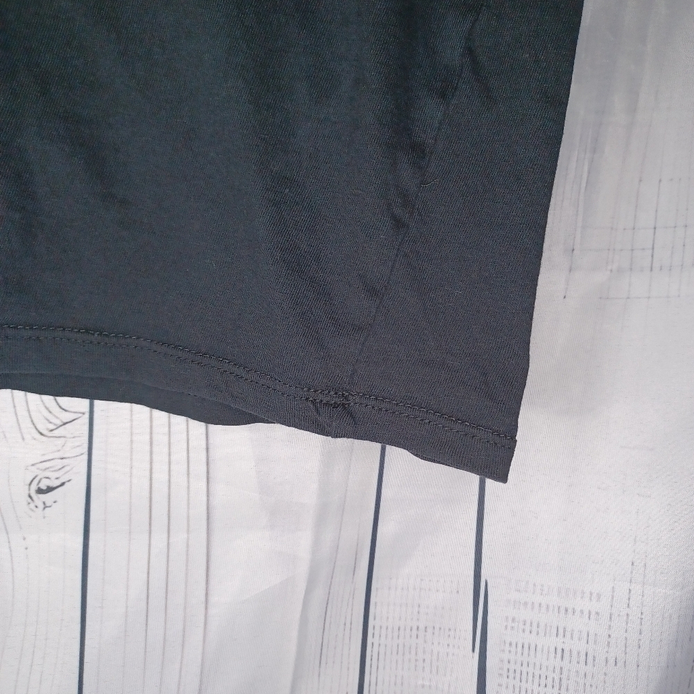 Zara Black V-Neck relaxed short-sleeve casual boxy effortless cropped top - Picture 6 of 12